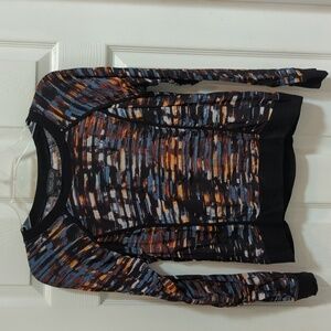 Rachel Zoe Women's Long Sleeve Lightweight Top Size Med Runs Small